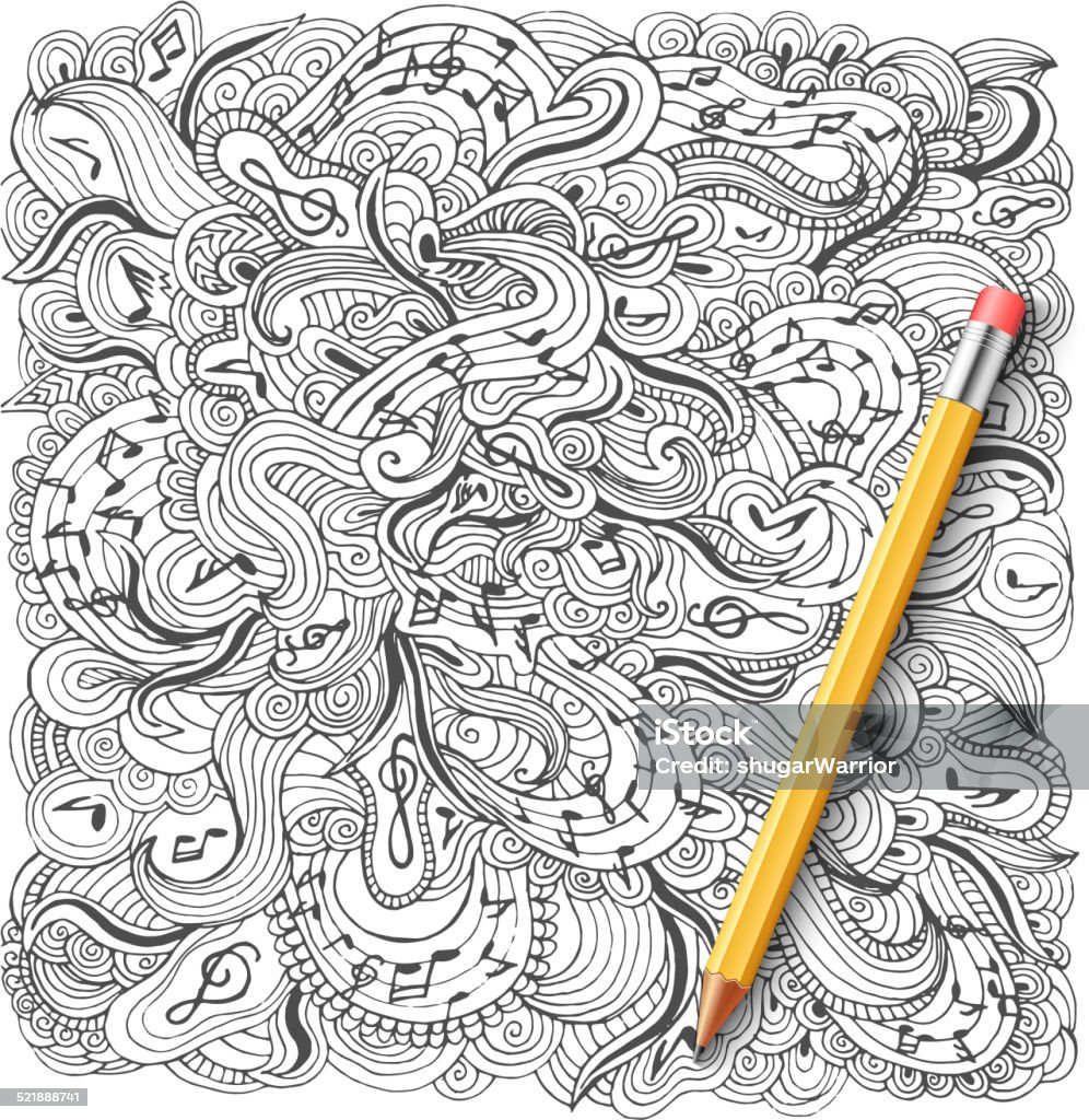 Abstract musical background design. Vector illustration concept Abstract musical background design Adulation stock vector