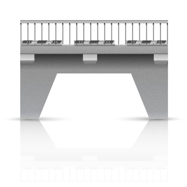 ilustraciones, imágenes clip art, dibujos animados e iconos de stock de puente de amplitud - construction frame bridge built structure sunbeam