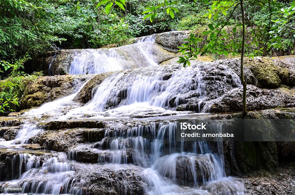 Erawan Falls, Kanchanaburi Erawan Falls, Kanchanaburi in Thailand. Awe Stock Photo