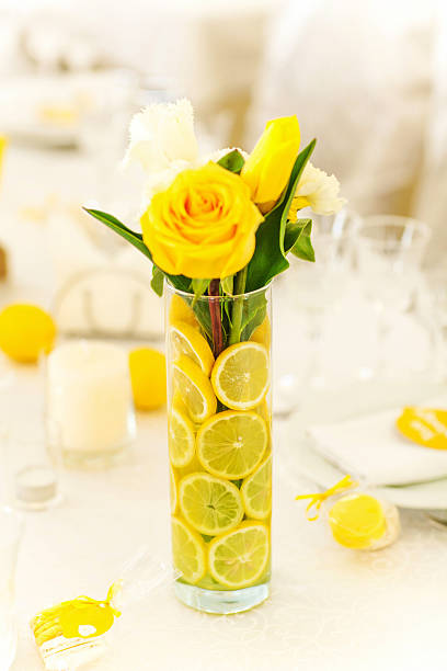 istock Yellow roses in vase 521910123