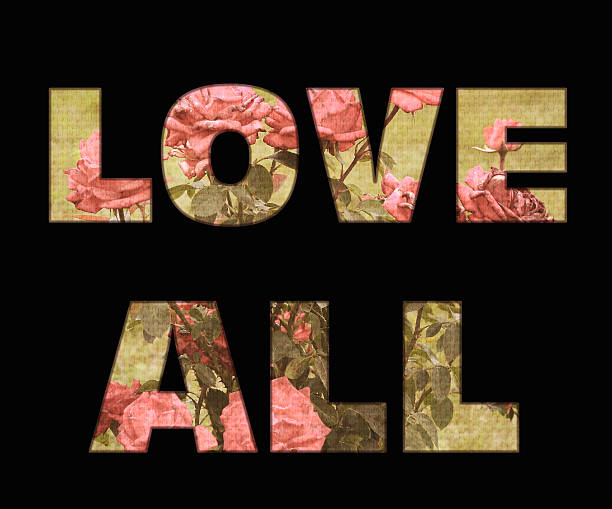istock Love all rose vintage retro style 521911653