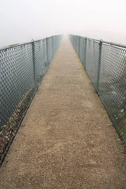 Photo of Sidewalk into the Fog