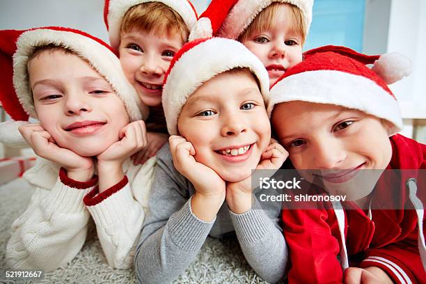 Christmas Gnomes Stock Photo - Download Image Now - Boys, Cap - Hat, Celebration Event