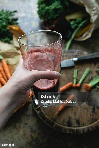 Vegetable Juice Drink Stock Photo - Download Image Now - Antioxidant, Body Conscious, Carrot