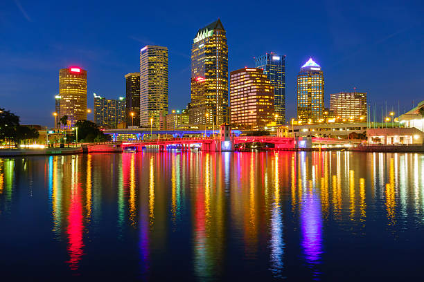 istock Night Skyline of Tampa Florida 521931585
