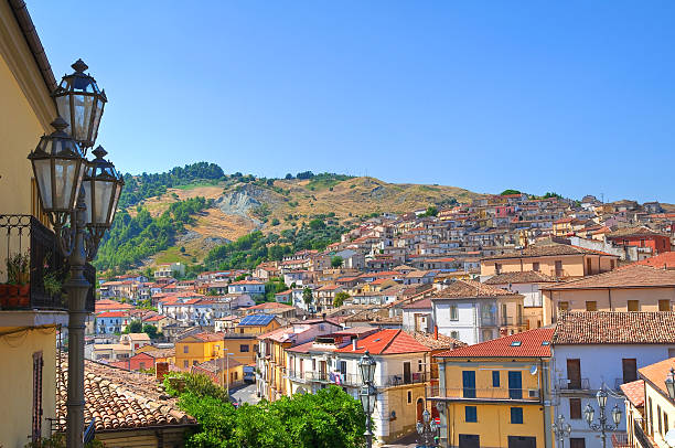 istock Panoramic view of Oriolo. Calabria. Italy. 521931839