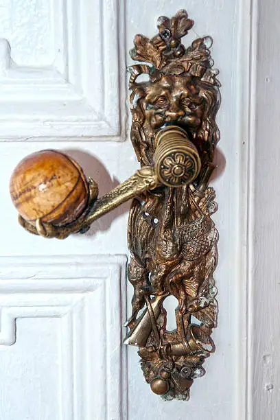 old metal door-handle