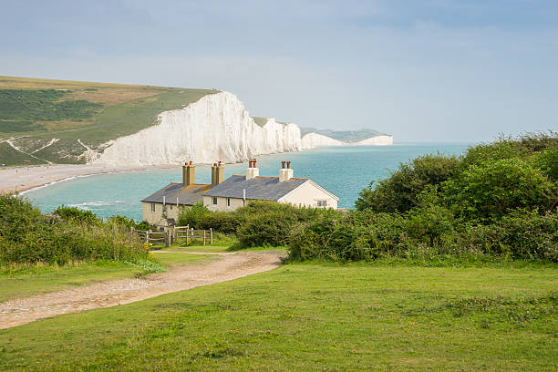istock Cottages & 7 Seven Sisters, Brighton, England 521937165