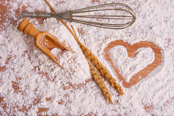 istock heart drawn in Farina 521952107