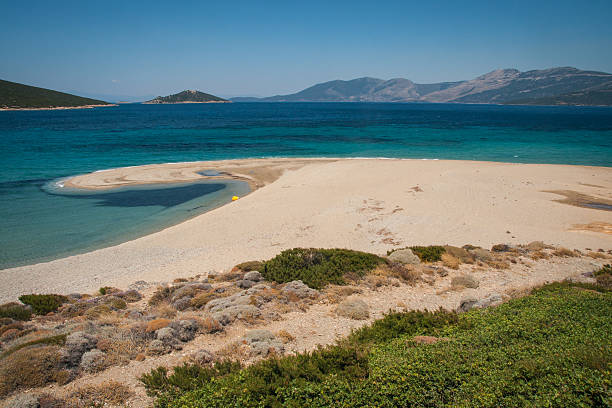 istock Golden beach, Evbia, Greece 521954719