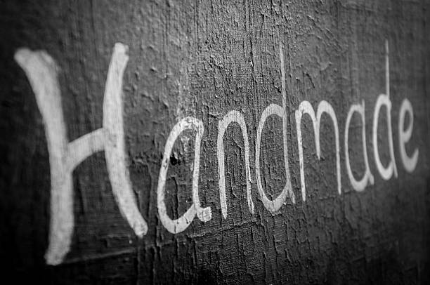 istock Handmade word written on blackboard, shallow depth of focus 521957921