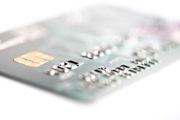 istock Credit card on a white background 521958197