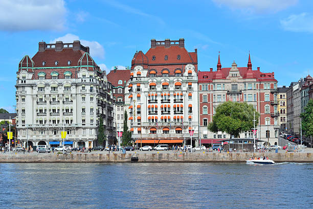 istock Beautiful quay in Stockholm 521972093