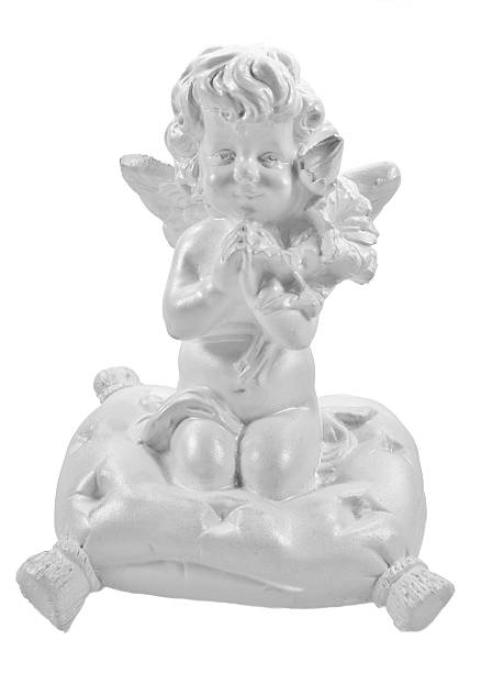 istock porcelain angel, sitting on a pillow 521975422