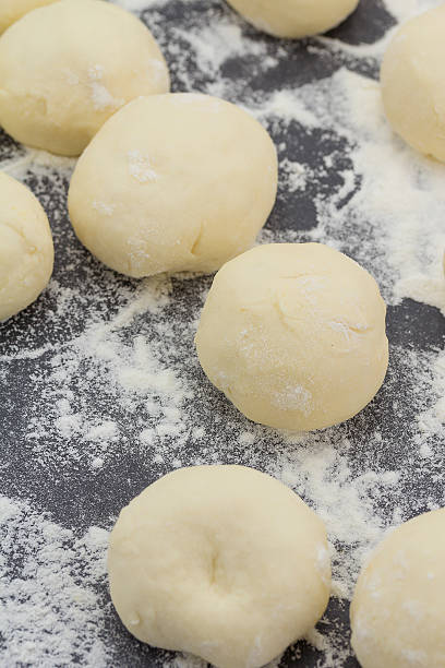 istock Asian cuisine. Rice dough ( balls ). Bread. 521976544