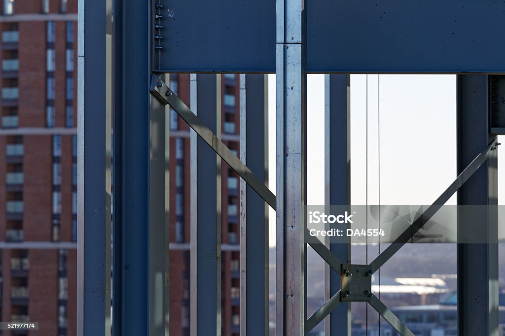 steelwork frame Apartment Stock Photo