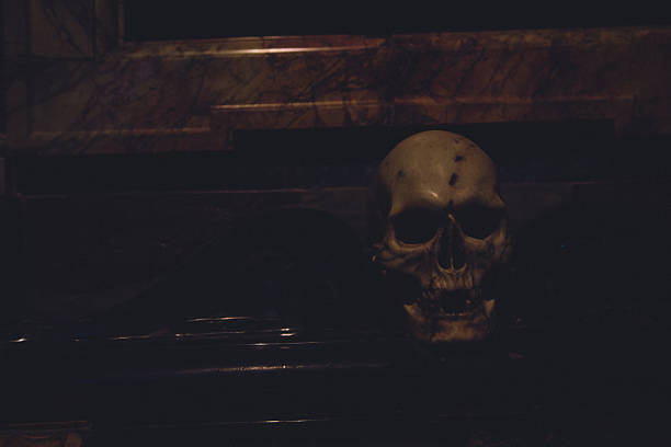istock Skull Inside a Cathedral in Ferrara, Italy 521977639