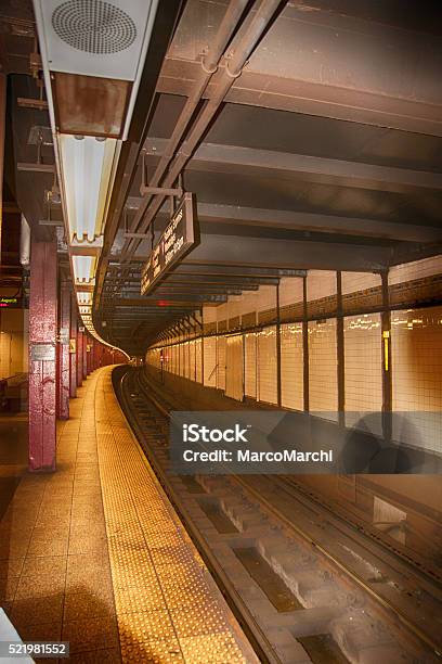 Tunnel In New York Subway Stock Photo - Download Image Now - New York City, Tunnel, Accessibility