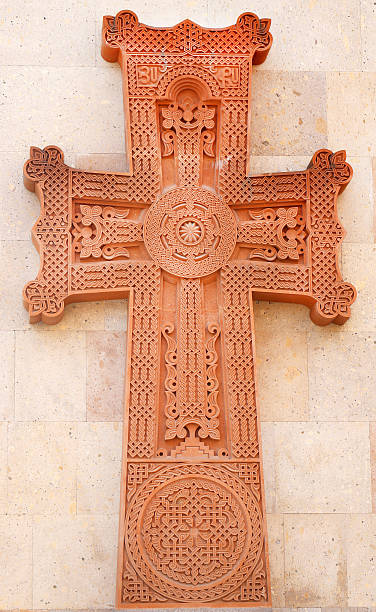 istock Christian cross in the Temple 521982320