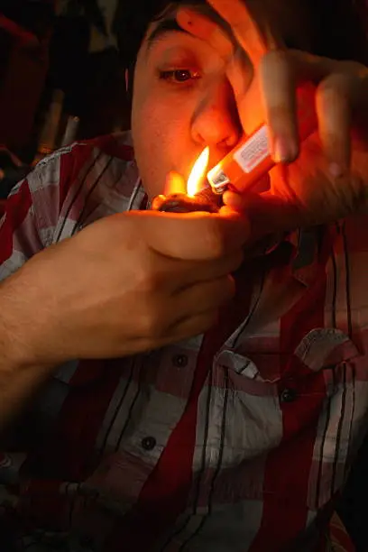 Photo of Smoking Cannabis