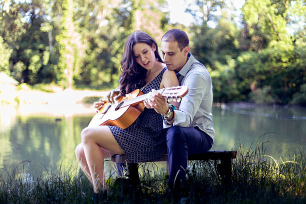 istock Happy love couple outside 521984080