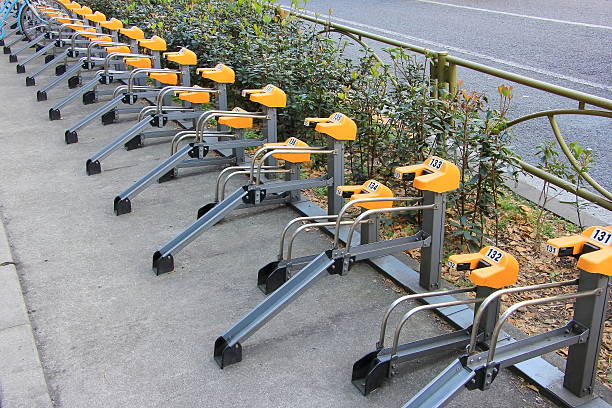 istock Paid bicycle parking in Tokyo 521989924