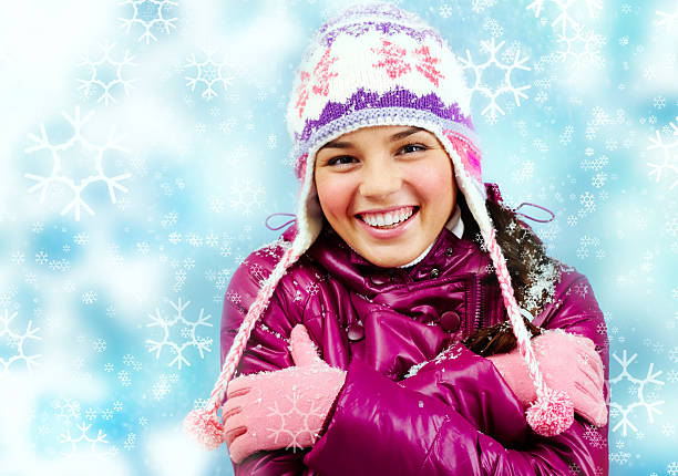 istock Smiling girl in winter 521994935