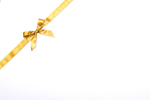istock Christmas ribbon on white background 521996073