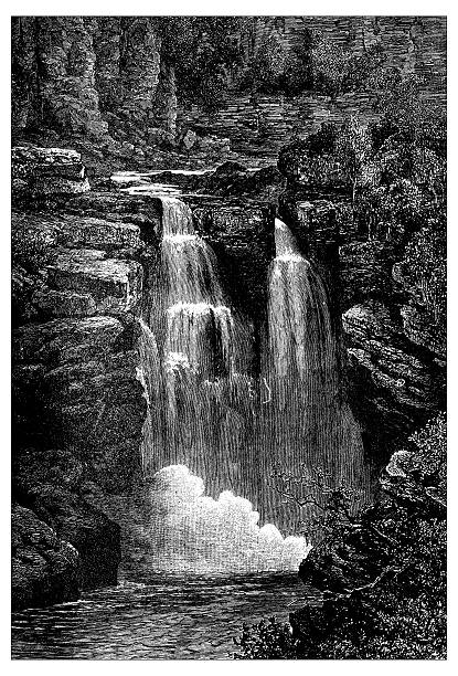 istock Antique illustration of Switzerland: Le saut du doubs 521996304
