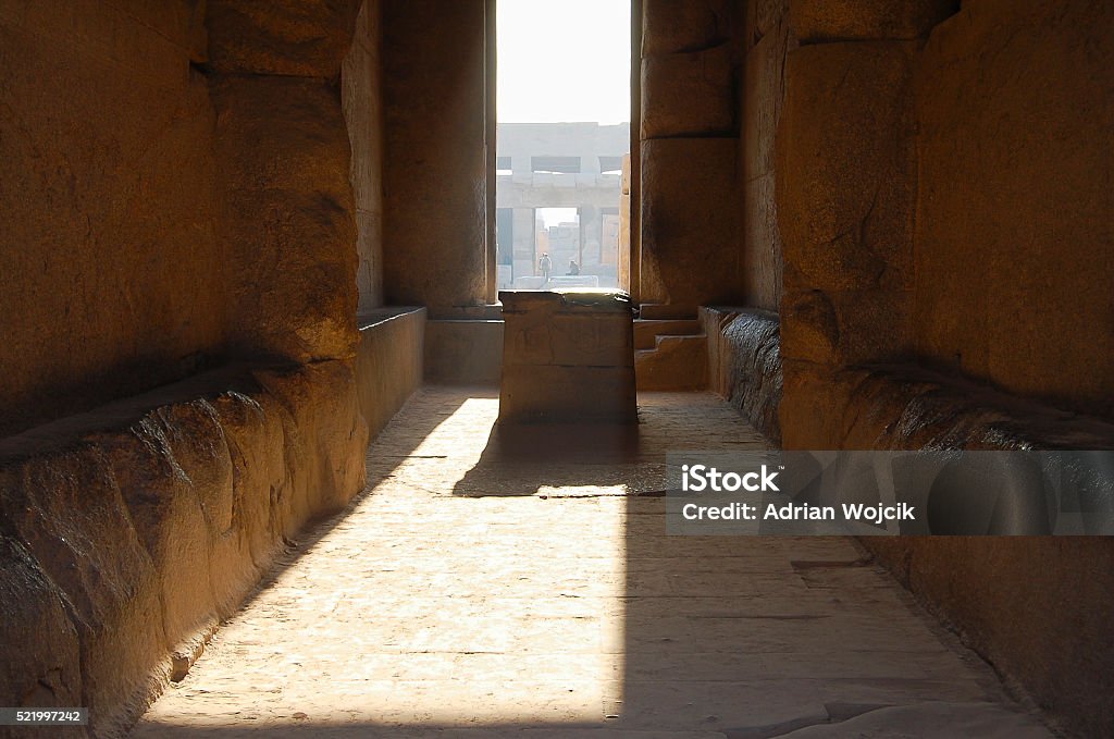 Ceremonial Altar - Karnak Temple - Luxor - Egypt Ancient Civilization Stock Photo