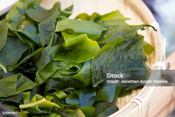 Wakame Stock Photo - Download Image Now - Seaweed, Wakame, Horizontal