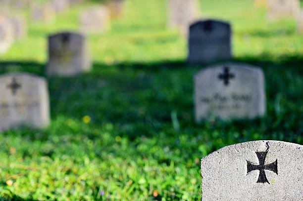 istock Gravestone of a german soldier 522001028