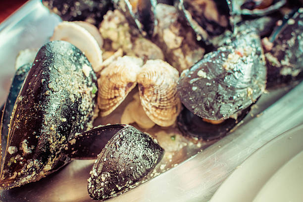 Peninsula Peljesac is well known place when you can eat delicious oysters, Croatia.