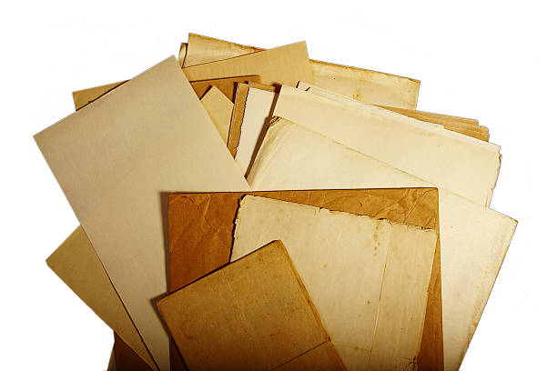 istock texture old vintage yellowed paper, writing papers 522019529