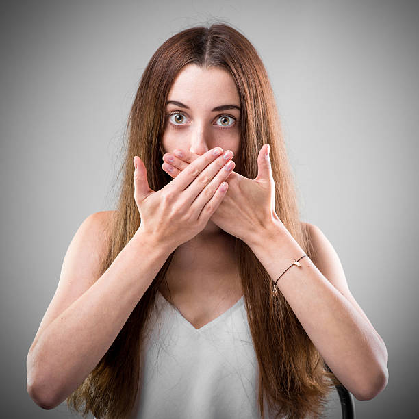 istock Studio portrait of young woman 522033951
