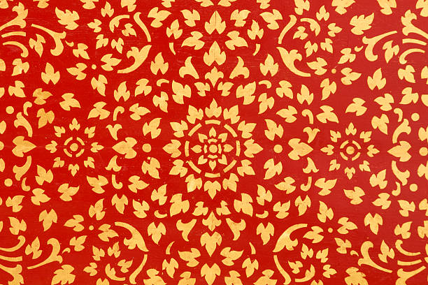 istock golden thai painting 522035431