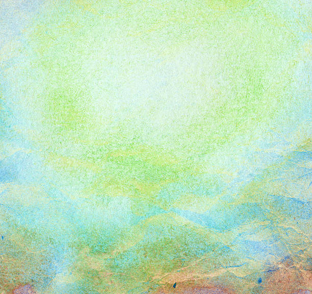 istock Light colorful watercolor background 522037401