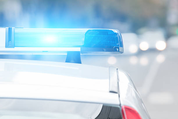 istock Cops gone wild with the siren. 522051939
