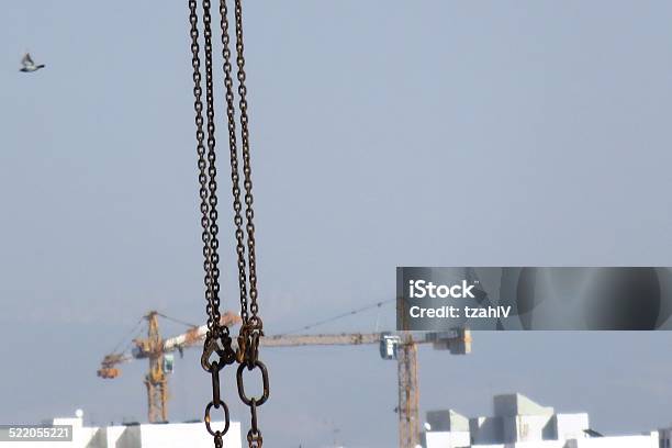 Cranes On A Construction Site Stock Photo - Download Image Now - Apartment, Architecture, Berlin