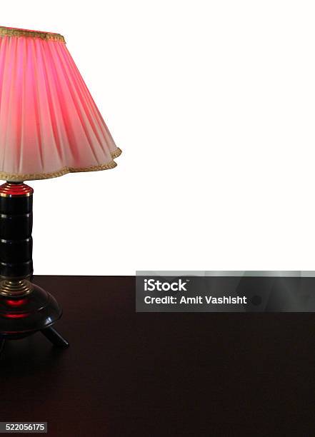 Table Lamp Stock Photo - Download Image Now - Angle, Black Color, Blank