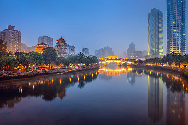 istock Chengdu, China On the Jin River 522056445
