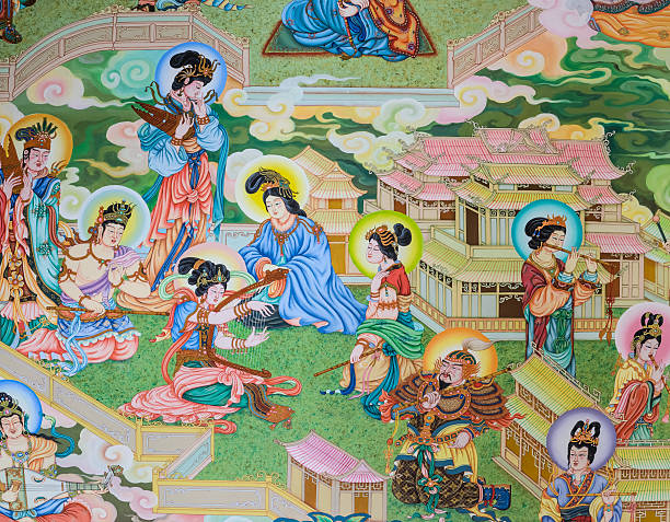 istock Chinese mural painting art 522056487