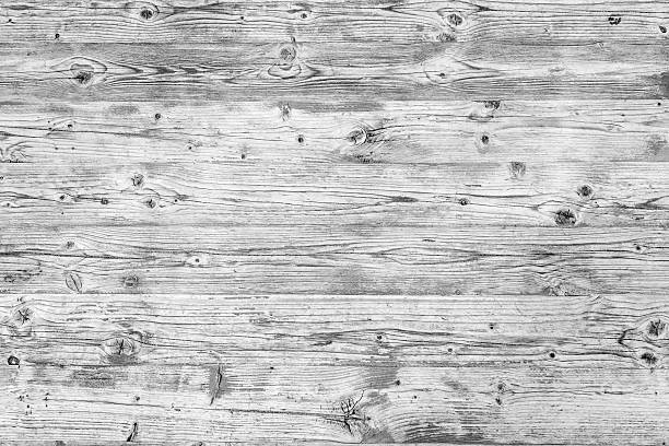 istock Background texture of old white wooden wall 522056823