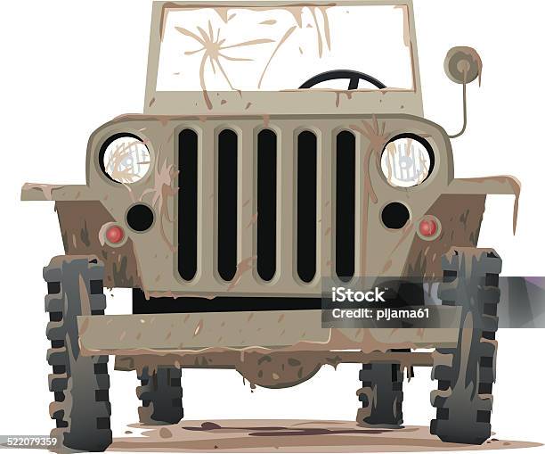 Cartoon 4x4 Stock Illustration - Download Image Now - 4x4, Off-Road Vehicle, Safari