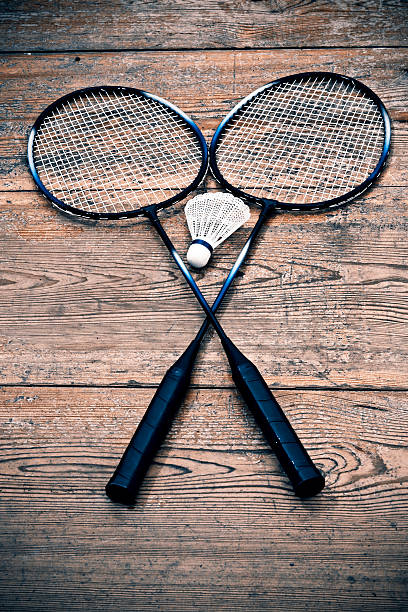 istock vintage badminton racquet 522081981
