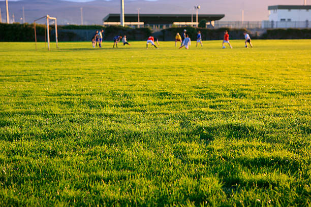 istock Sport team training on a soccer pitch 522097273