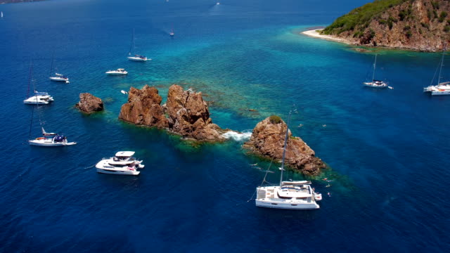 aerial view of the Indians, British Virgin Islands