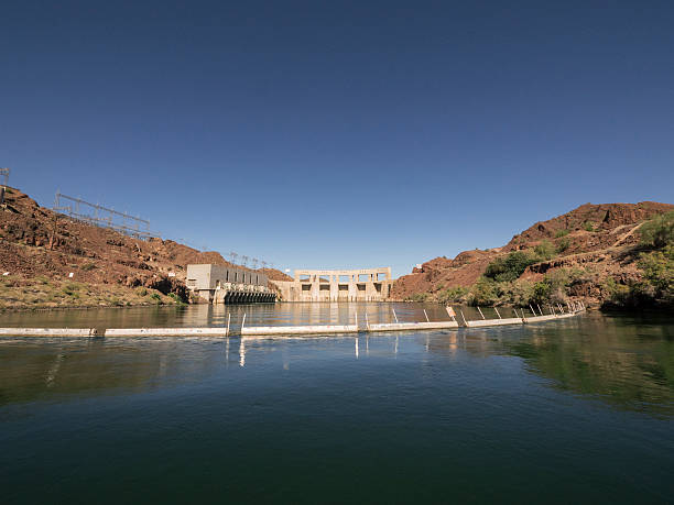 istock Wide angle View of Parker Dam from Water 522112153