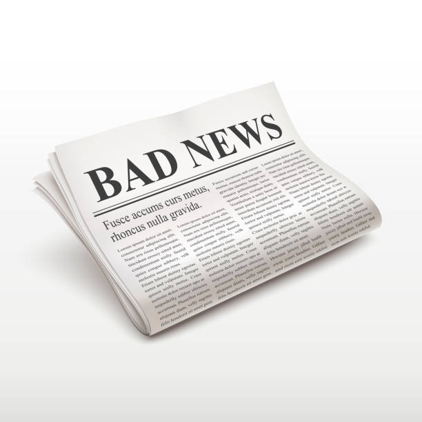 istock bad news words on newspaper 522113841