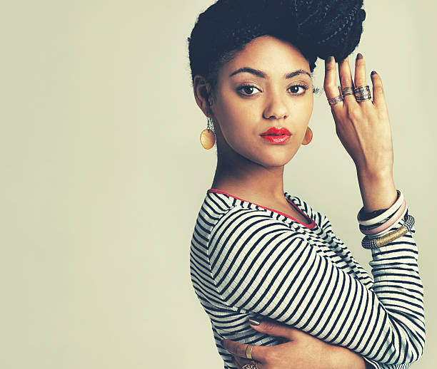 Shot of a fashionable young woman posing in the studio